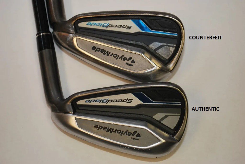Counterfeit TaylorMade SpeedBlade Iron Set