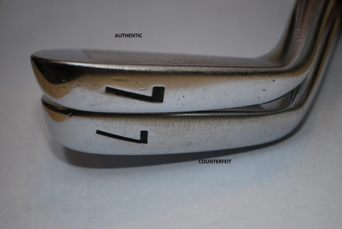 Counterfeit Titleist MB 710 Iron Set