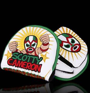 Scotty Cameron 2012 CINCO DE MAYO LUCHA LIBRE - LARGE MALLET - WHITE Headcover